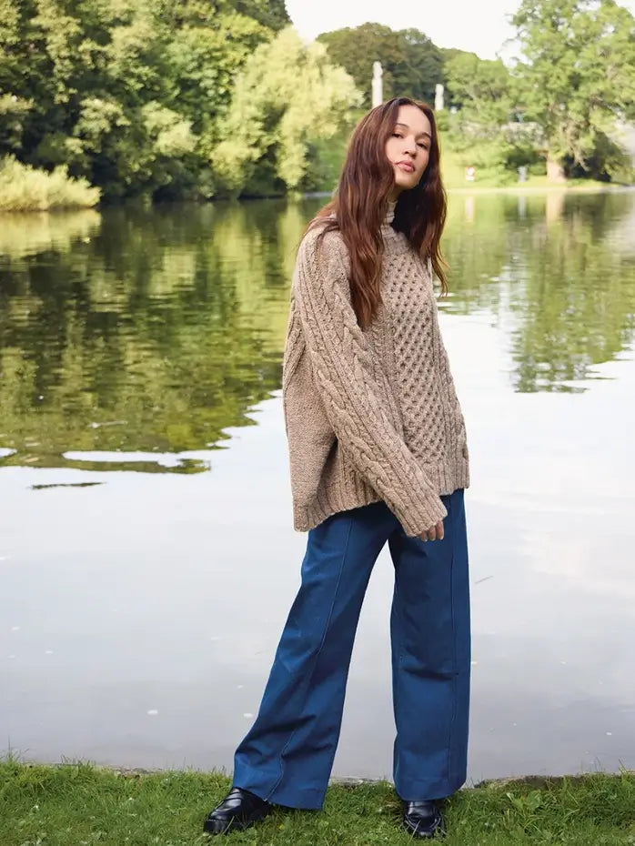 Wilbur Cable Sweater - Sandnes Garn