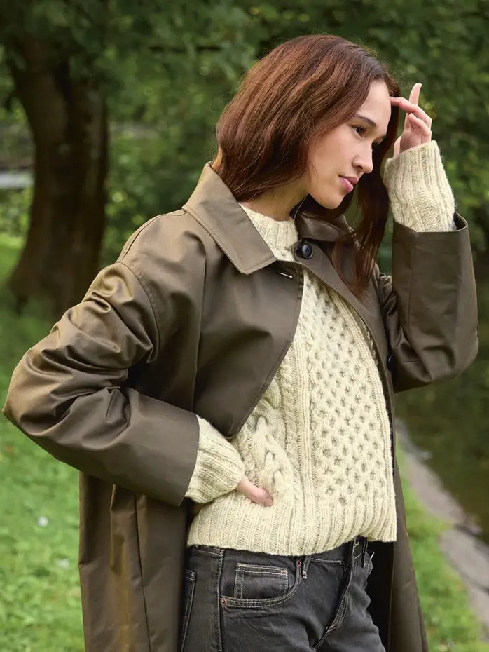 Wilbur Cable Sweater - Sandnes Garn