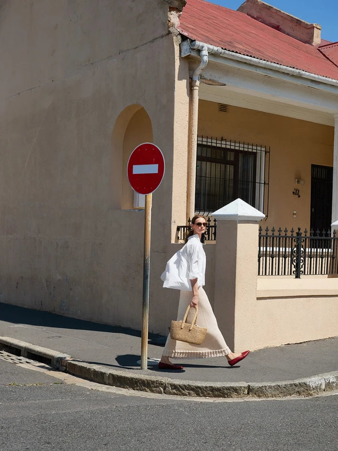 Roselyn Long Dress (Line) - Sandnes Garn