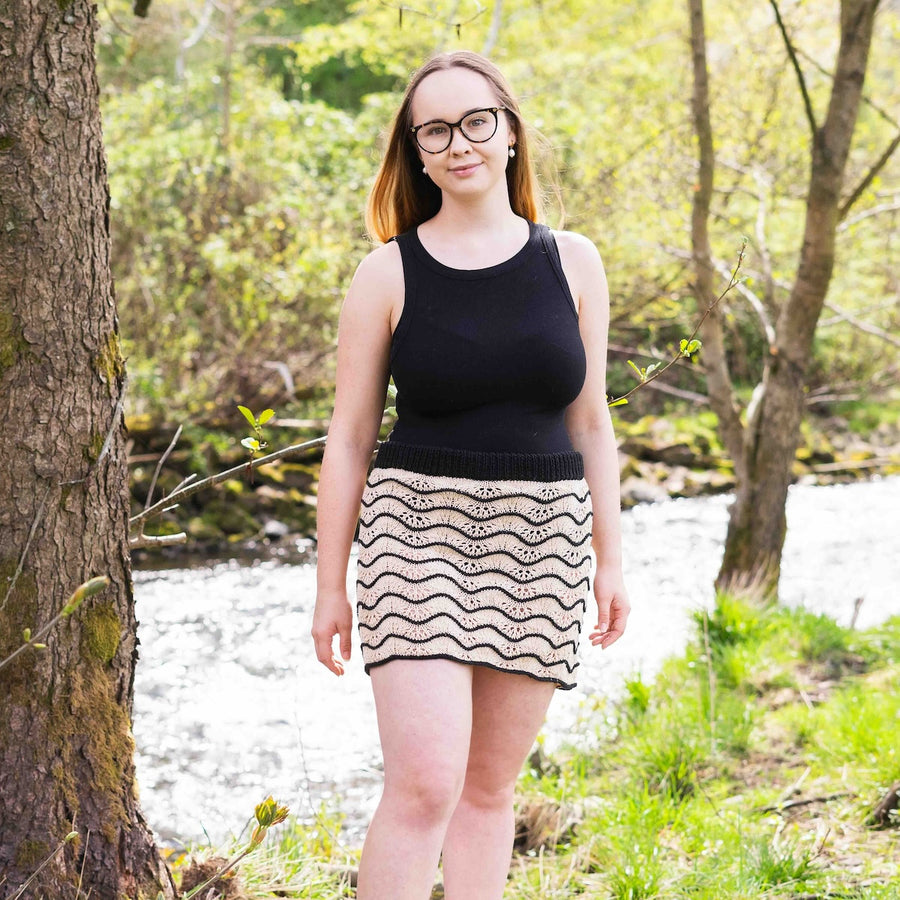Beach Wave Skirt - Strickanleitung