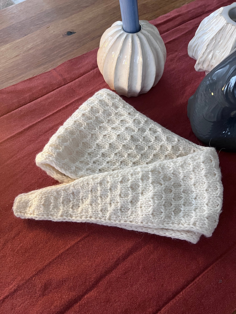 Strickanleitung - Honey Croissant tiny scarf