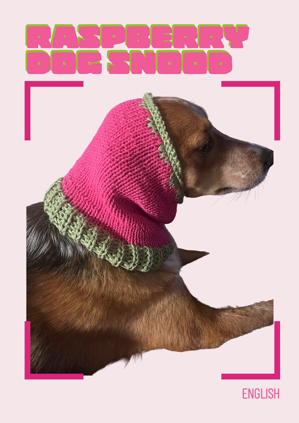 Raspberry Snood - Strickanleitung Hunde Hood