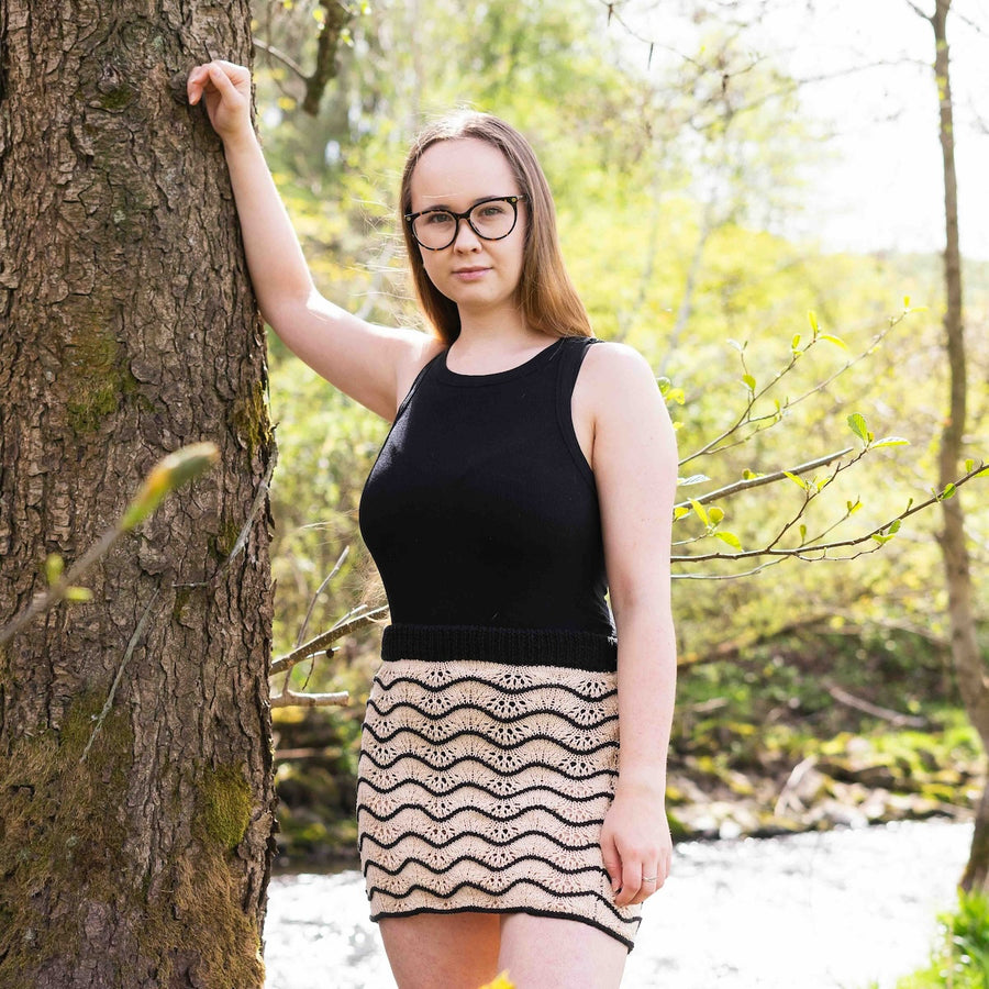 Beach Wave Skirt - Strickanleitung