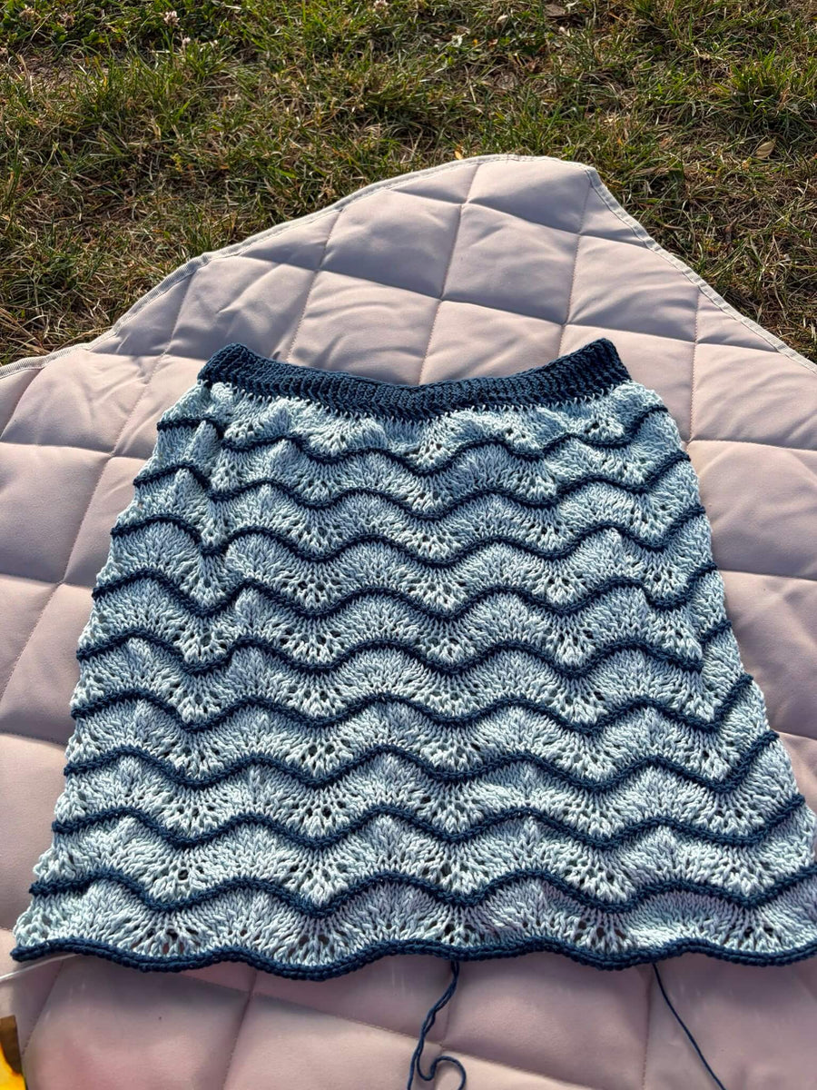 Beach Wave Skirt - Strickanleitung