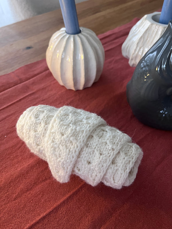 Strickanleitung - Honey Croissant tiny scarf