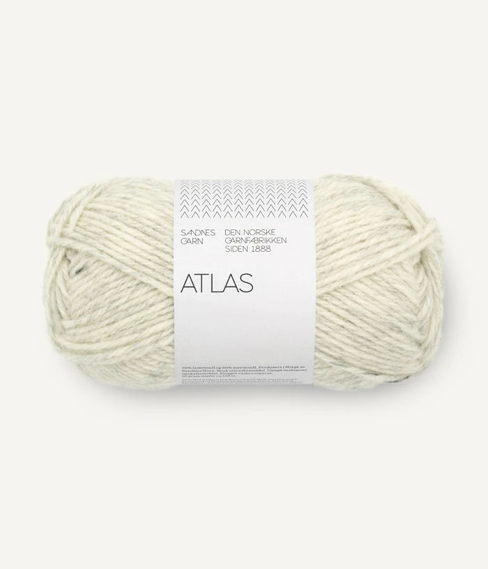 Strickgarn von Sandnes Garn Atlas in 1021 lys gramelert
