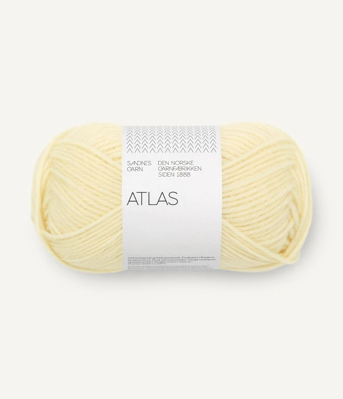 Strickgarn von Sandnes Garn Atlas in 2001 butter yellow