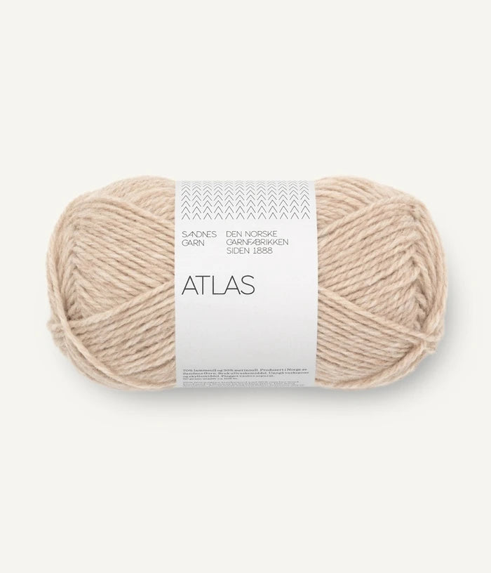 Strickgarn von Sandnes Garn Atlas in 3021 lys beigemelert