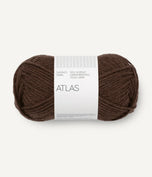 Strickgarn von Sandnes Garn Atlas in 3591 mork brunmelert